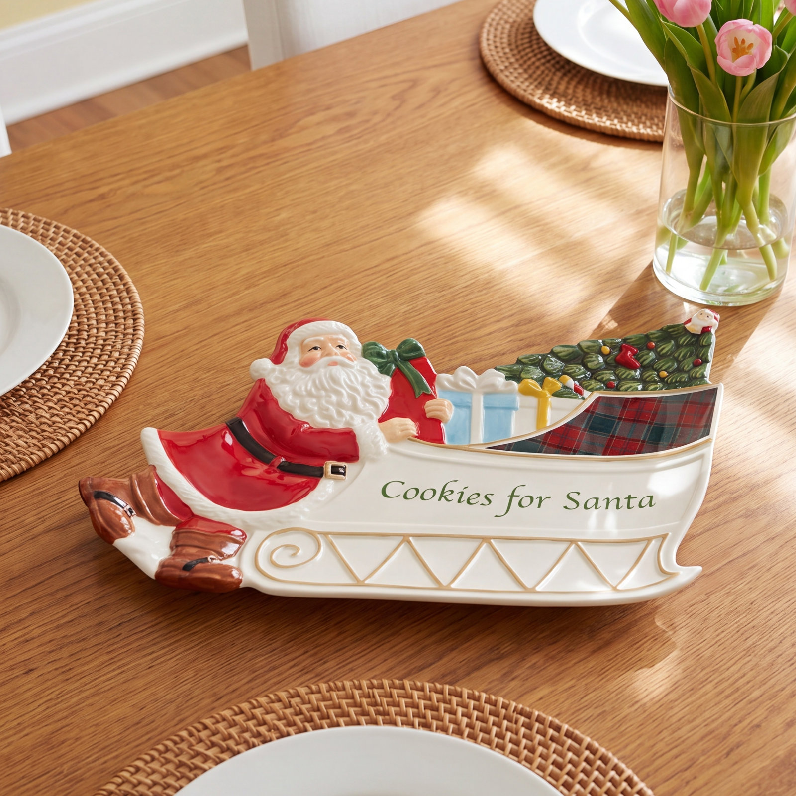 Christmas Tree Cookie Platter