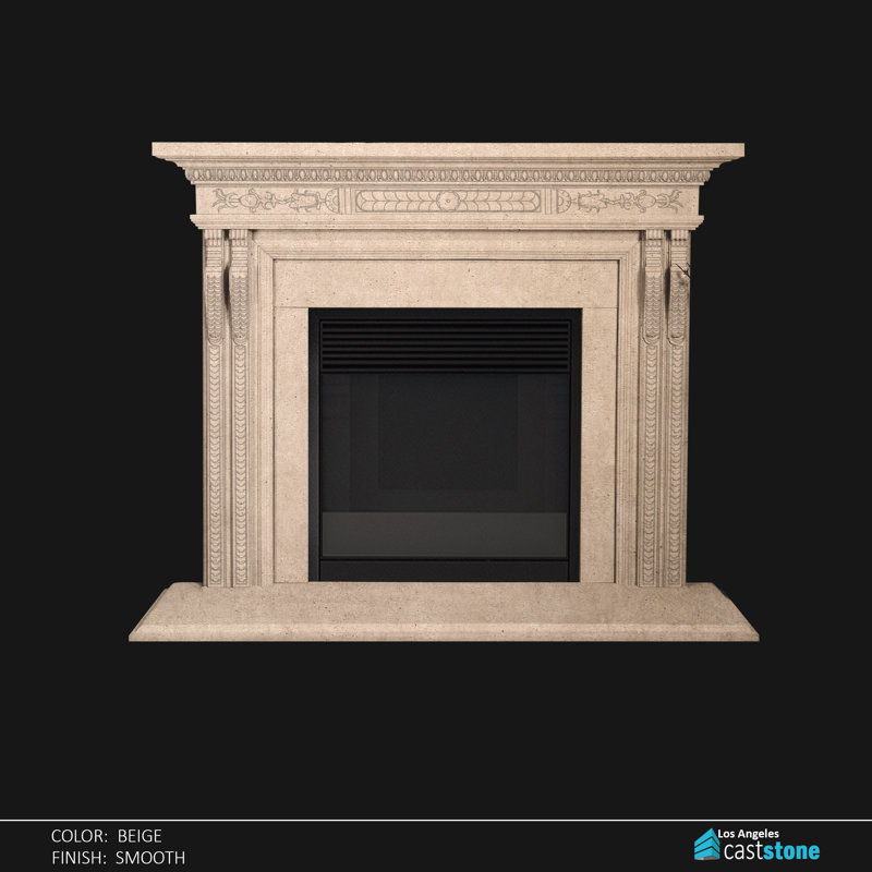 Ferona Fireplace Surround, Beige Smooth