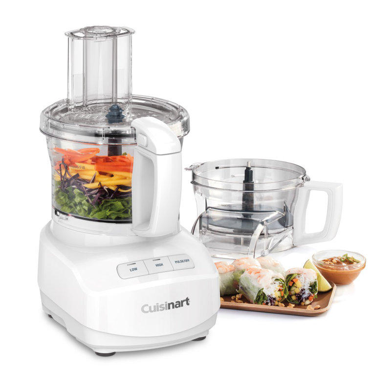9-Cup Continuous Feed Electric Food Processor, White