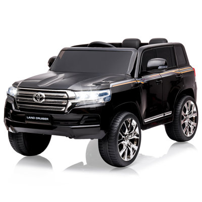 2 places 12V pour enfants sur camion, voiture électrique avec télécommande, 3 vitesses, lumières DEL, musique, klaxon et suspension, véhicule jouet