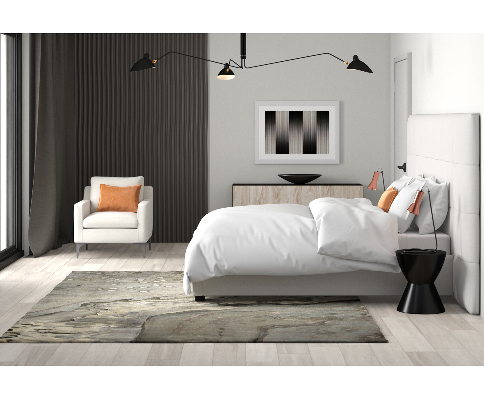 Frazier Linen Duvet Cover Set, Eggshell White, Full/Queen Duvet Cover + 2 Standard Shams