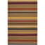 Striped Wool Hand Woven Area Rug-212669530