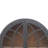 Veria Curio Wine Bar Cabinet, 2 Glass Arch Doors, Matte Black 71 Inch