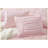 5-Piece Full/Queen Solid Pink Comforter Set