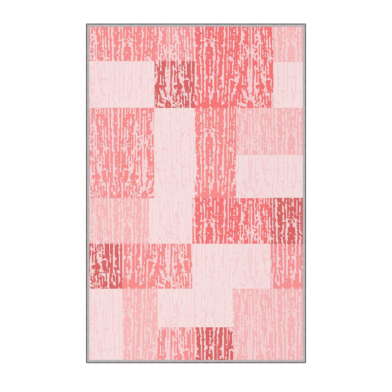 Stylish Hall Carpet (3.3 x 6.6 ft), 100% Polyester, 0.3 in Pile Height | Antibacterial, PVC Non-Slip Underside | 3D Digital Printing, Machine Washable | Perfect for Entryways & Living Spaces, Durable & Easy Care