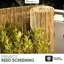 Reed 2cm H x 20cm W Bamboo Fence Panels Included
