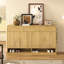 Buffet 4 portes avec tablette réglable et rangement ouvert-1666188920
