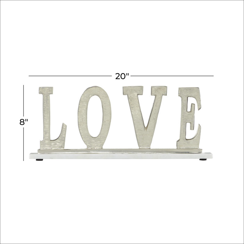 Text & Numbers Letter Block