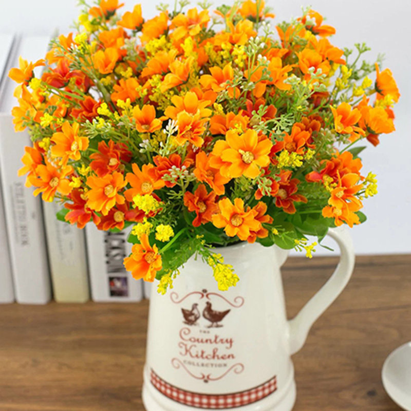 Arrangement floral de chrysanthème, Orange