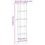 46 cm W Solid Wood Bookcase-150693298