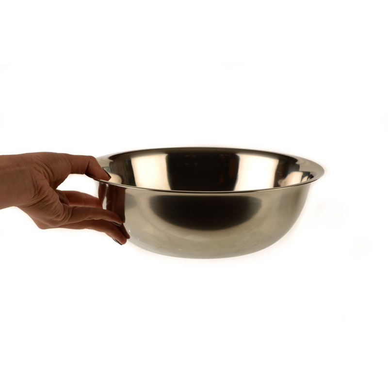 Bol à mélanger en acier inoxydable EcoQuality, Argent, 11"