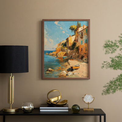 NAUTICAL Series DLXV III, reproduction d'art encadrée - bois massif