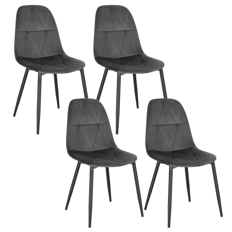 Side chair Set Dasan, Dark Gray 
