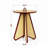 Mid-century Round Side Table Rattan End Table 