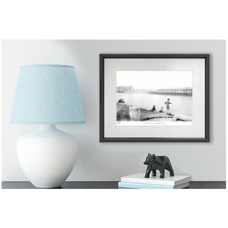 Weymouth, Harbour 1913 by Francis Frith - Single Picture Frame Print, 40cm H x 50cm W x 2.3cm D