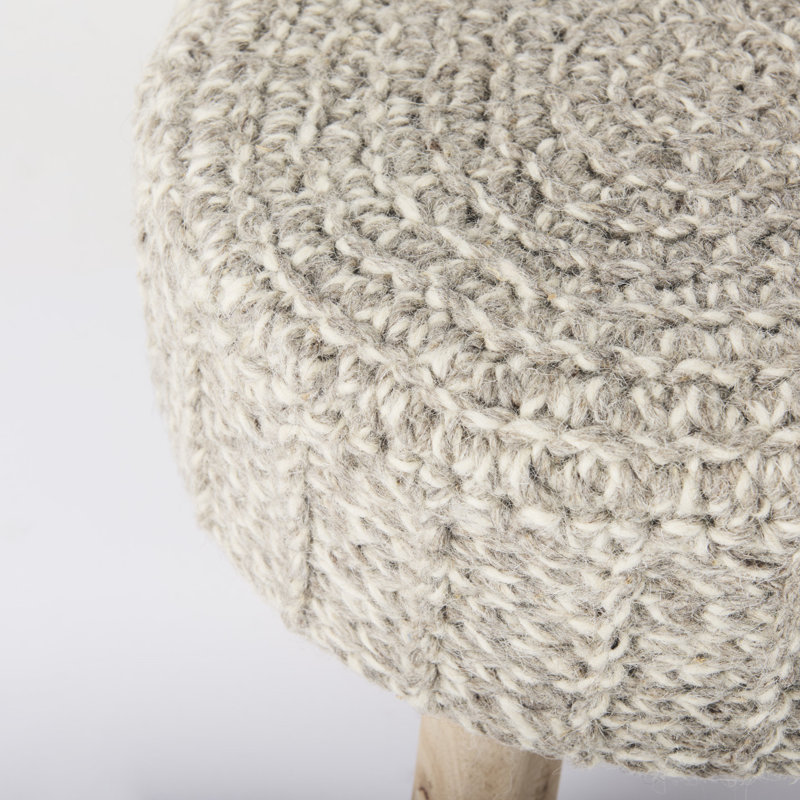 Tabouret d'appoint en bois massif Laverty