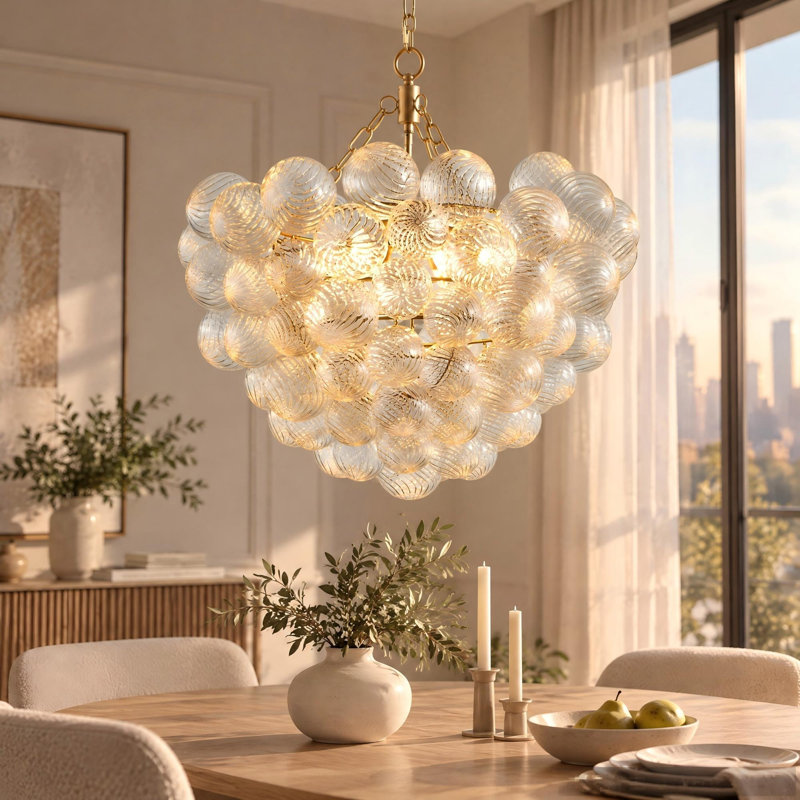 6 - Light Iron Chandelier