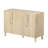 4-Door Buffet Cabinet With Storage, Wood Sideboard Cabinet With Unique Arc Handles And Adjustable Shelves For Dining Room, Kitchen, And Living Room-425772557
