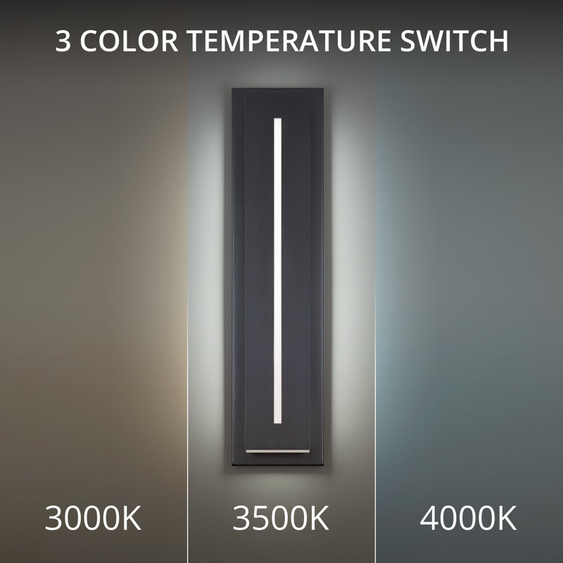 Midnight LED Outdoor Flush Mount, 3500K, 26" H
