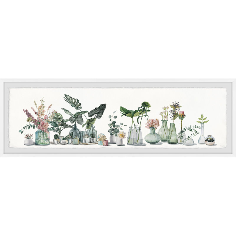Ornamental Jungle by Parvez Taj - Single Picture Frame Painting, 38cm H x 114cm W