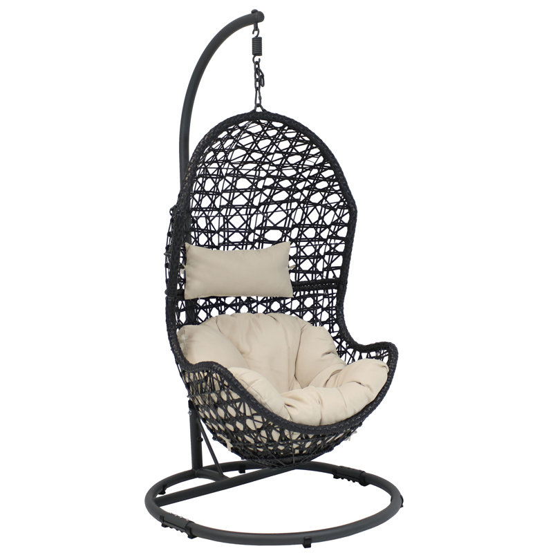 Chaise hamac avec support Abrams, Beige