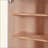 Modern Freestanding Bathroom Linen Tower, Storage Cabinet with Tempered Glass Doors, Adjustable Shelves & Soft-Close Drawer-356783374