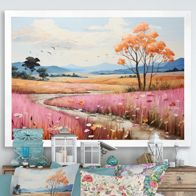 «Countryside Pastel Hills Patchwork II», reproduction
