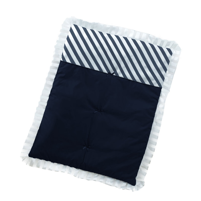 Confort pour lit de bébé Hendley, Bleu marine