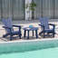 Chaise Adirondack pour l'extérieur en PEHD Licola-805393