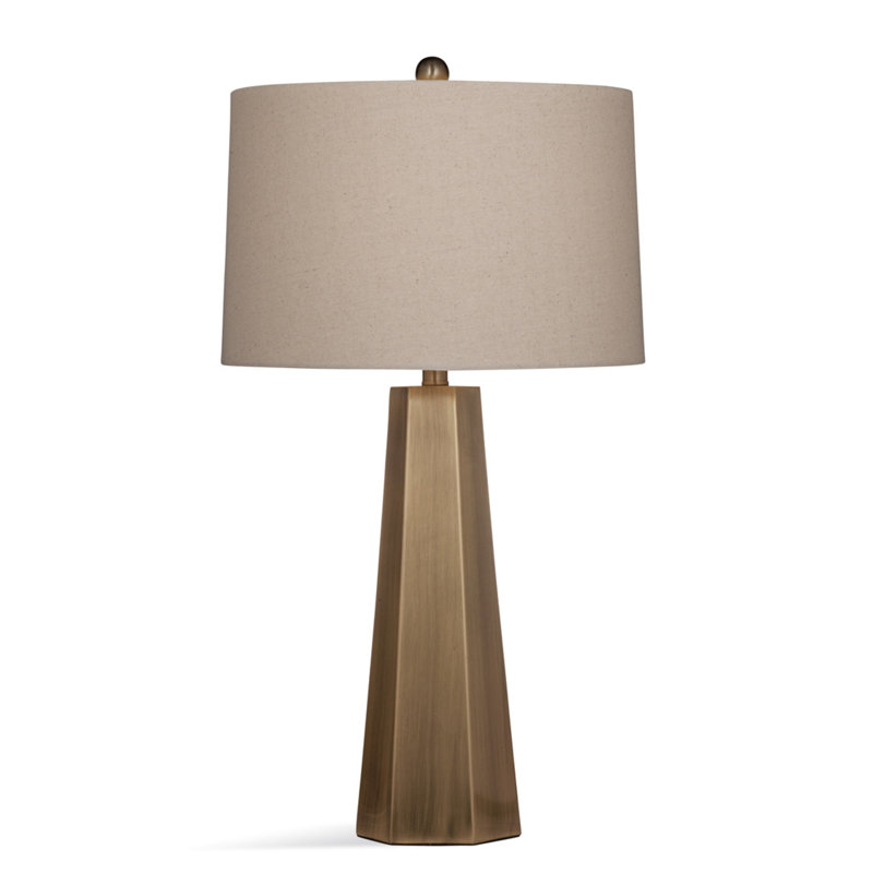 Lampe de table en or brossé 29 po Bonnie