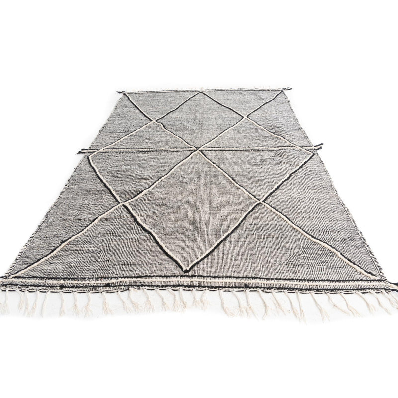 Jared Black and White Rug
