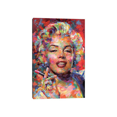 " Framed Canvas Marilyn Monroe Wall Art Decor Oil Painting Style, Abstract Graffiti Marilyn Monroe Painting, Decoration For Living Room, Bedroom Decor " Painting Print