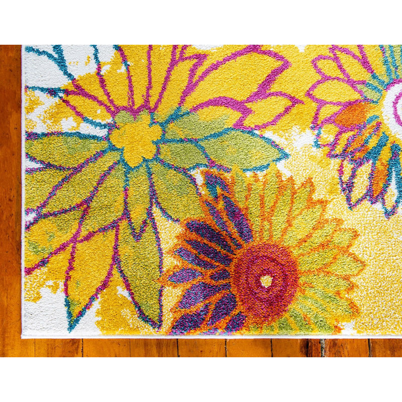 Lorene Floral Indoor Rug, Rectangle 8' x 10'