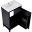 Petit meuble-lavabo de 20 pouces, lavabo en céramique, rangement riche, porte à fermeture en douceur pour meuble-lavabo moderne avec lavabo - qualité-120674852