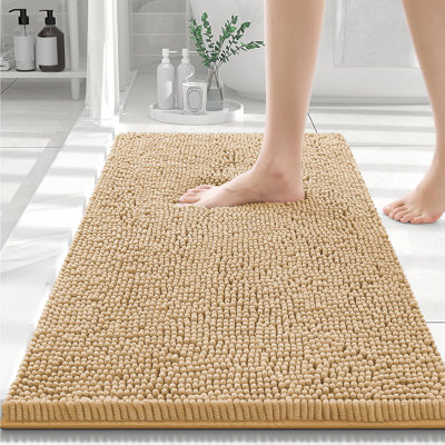 Chenille Non-Slip Non-Slip Bath Mat