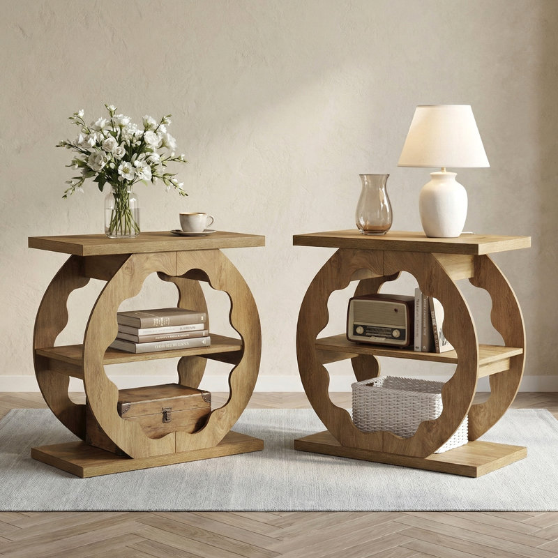 3-tier Side Table Set Of 2, 2
