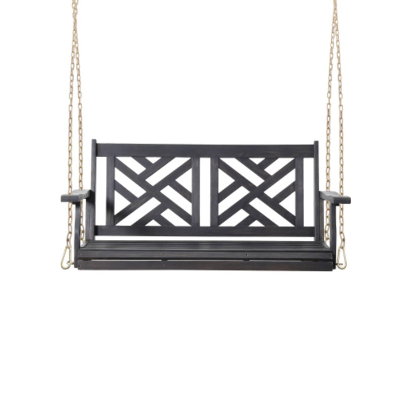 Banc suspendu pour terrasse, Gris