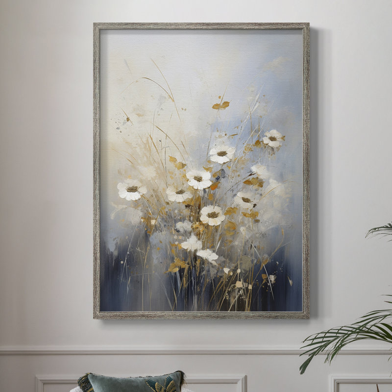 Reproduction encadrée FLORAL Series CCCCXXII - bois massif, H 30 po x l 24 po
