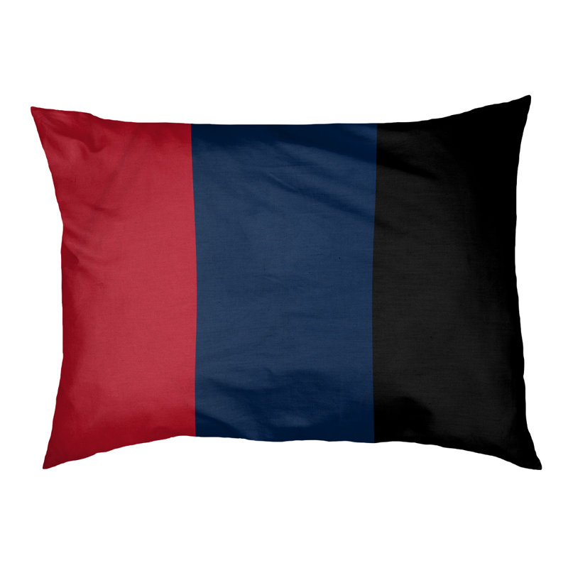 Coussin pour chien hockey Las Vegas, Petit (l 28 po x P 18 po x H 9,5 po), Rouge / bleu / noir