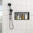 25" X 13" Stainless Steel Shower Niche, Gunmetal Black-639664433