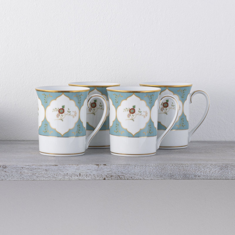 Noritake Lodi's Morning Set of 4 Mugs, 12.5 Oz.