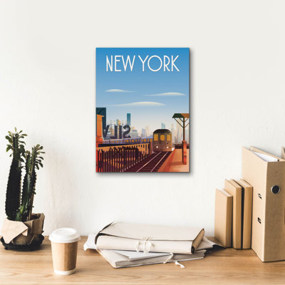 «New York City» par Omar Escalante, art mural sur toile