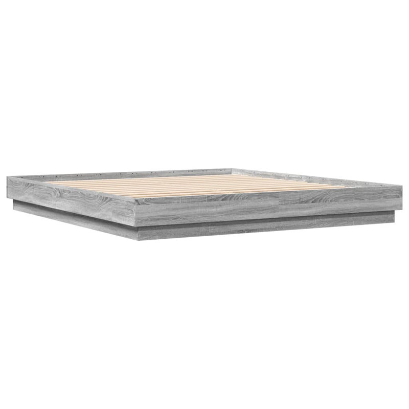 Middleport Bed, UK Single - 90 x 190 cm, Grey Sonoma