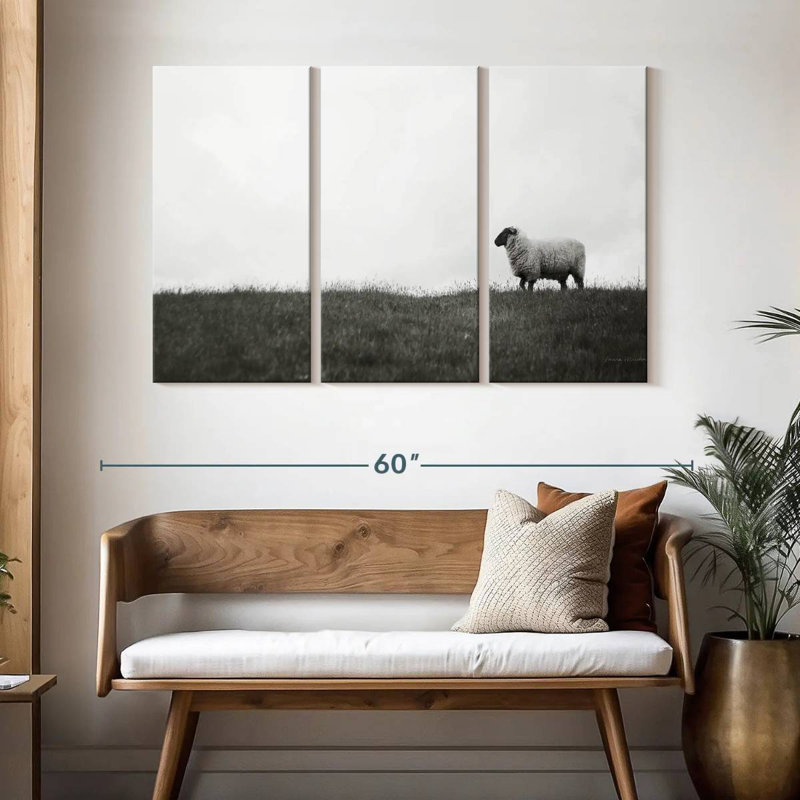 Brampt Islay Sheep II, H 32 po x l 50 po