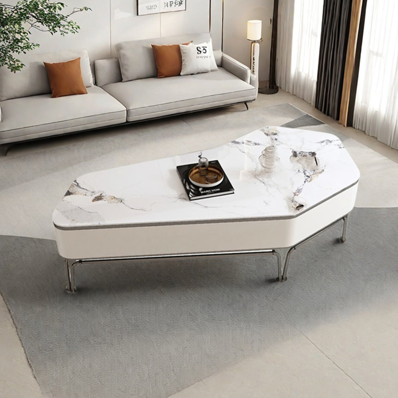 Table basse moderne moderne, H 15,7 po x L 51,2 po x l 27,6 po