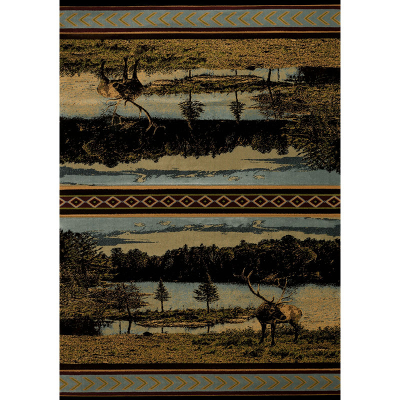 Tapis brun Yukon, Rectangle 1 pi 10 po x 3 pi