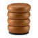 Berdi 15.5" Wide Genuine Leatherette Round Storage Ottoman