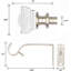 Tringle à rideaux simple réglable Afelix-779244459-779244462