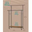 Aliyia 99cm Rolling Clothing Rack