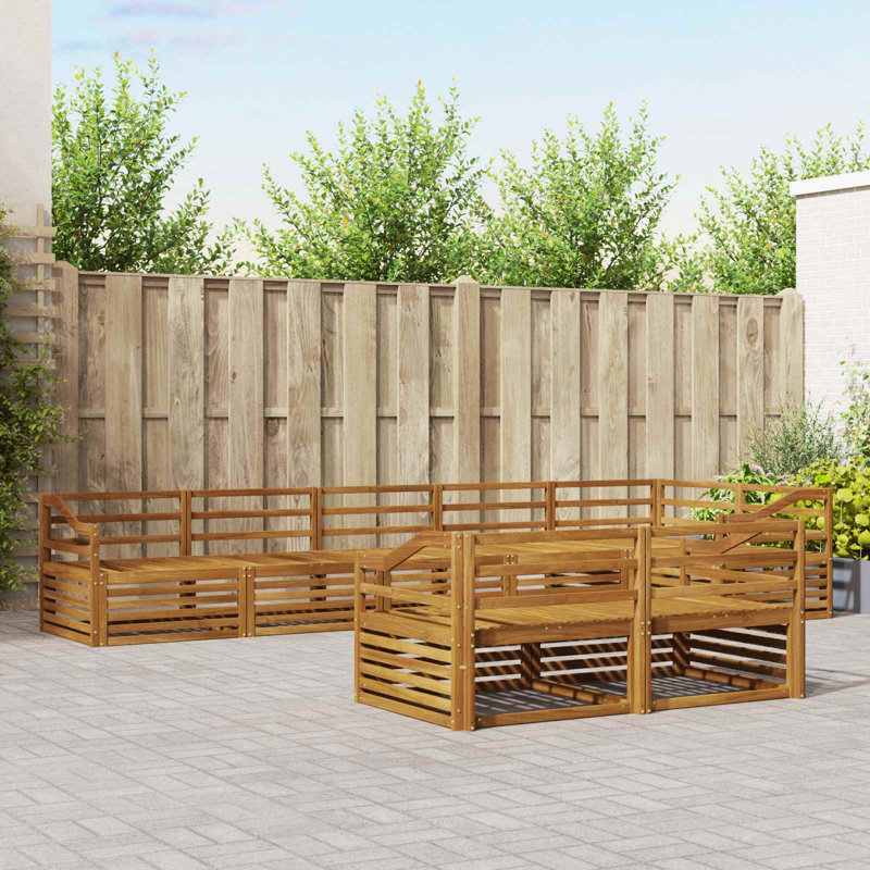 404cm Wide Patio Sectional Set